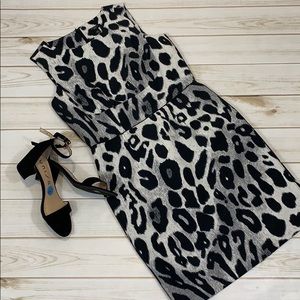Ann Taylor Petite Snake Sheath - Sz 2P